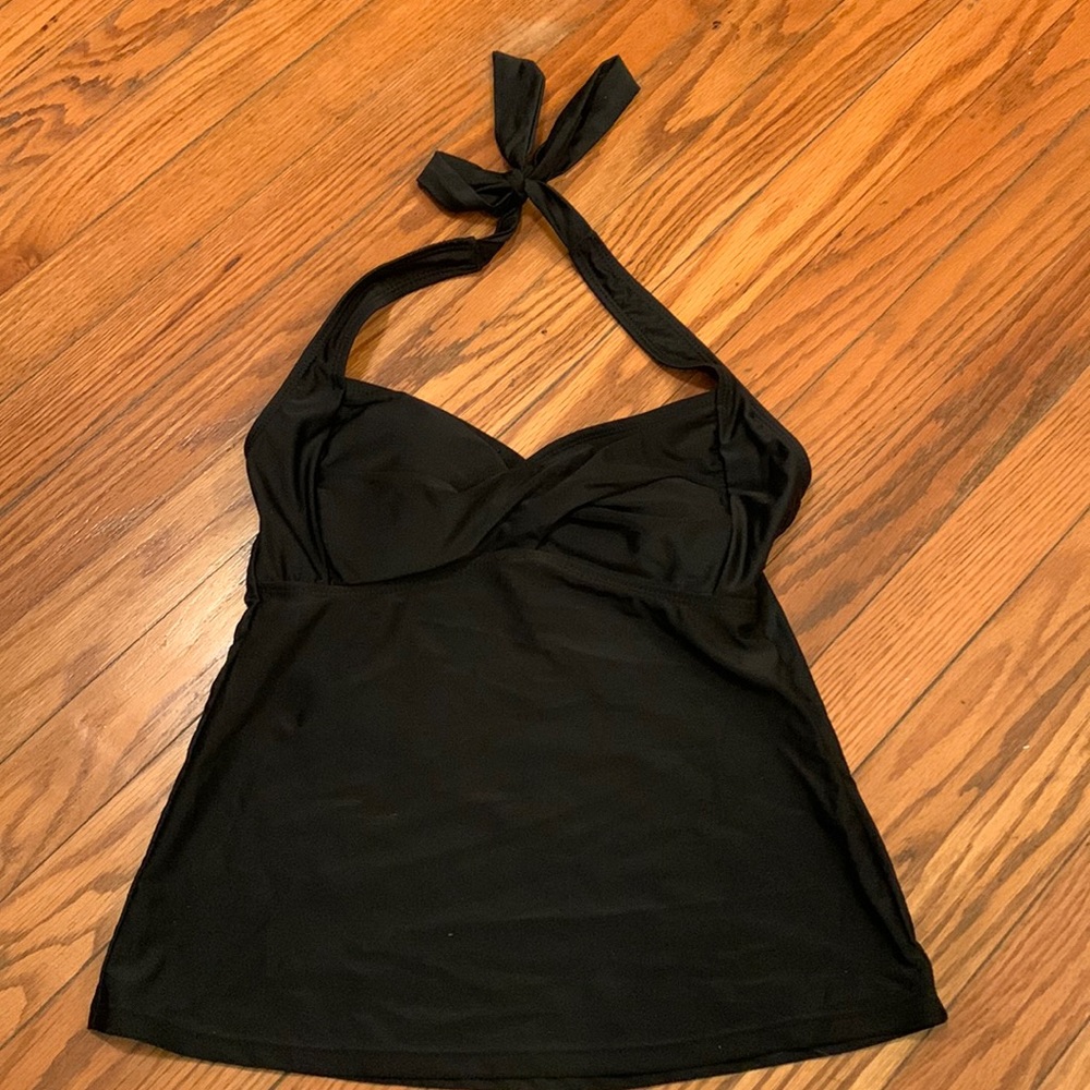 Catalina NWOT size S black Tankini swim top. Like new, never worn.